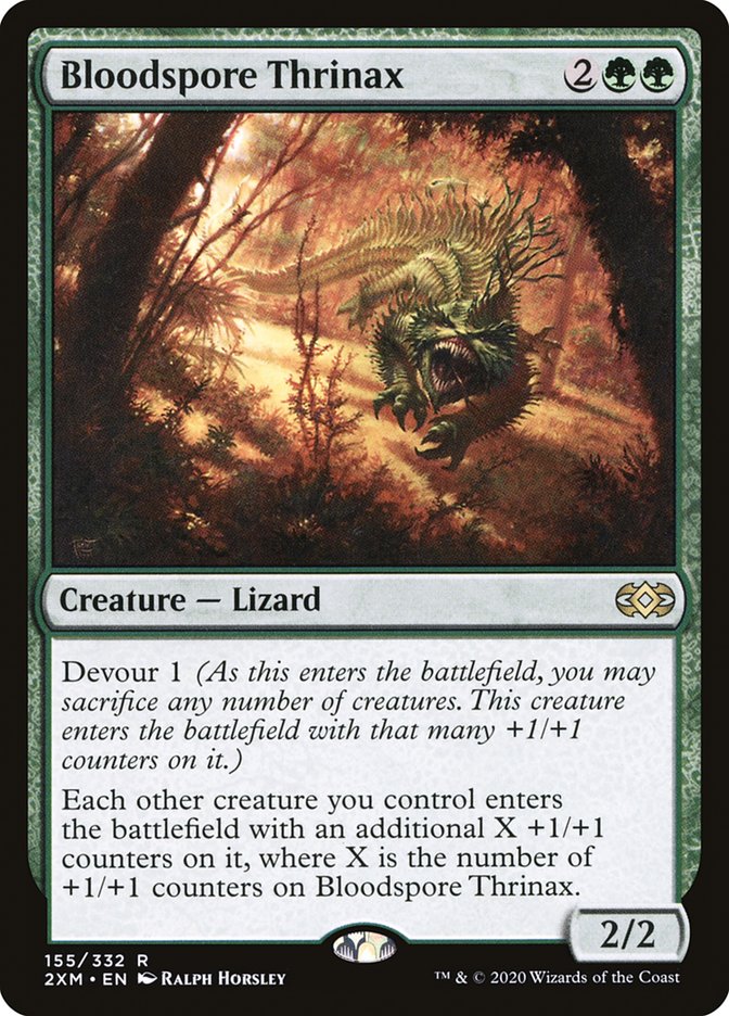 Bloodspore Thrinax [Double Masters] | Odin's Place