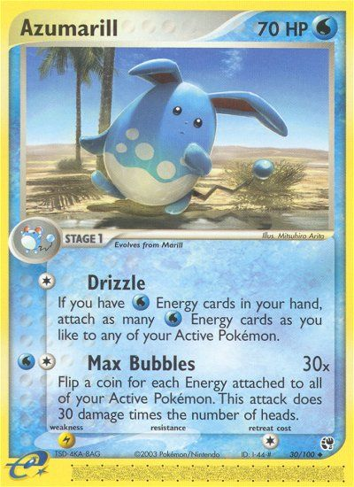 Azumarill (30/100) [EX: Sandstorm] | Odin's Place