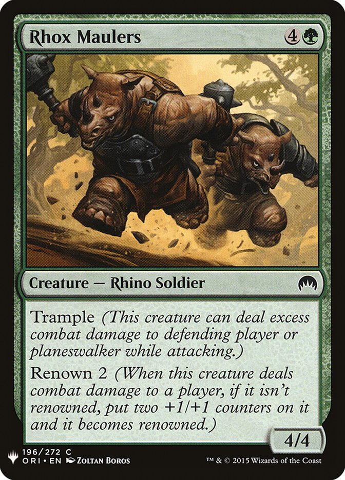 Rhox Maulers [Mystery Booster] | Odin's Place