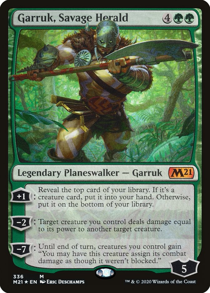 Garruk, Savage Herald [Core Set 2021] | Odin's Place