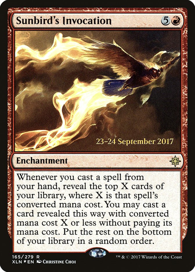 Sunbird's Invocation (165) [Ixalan Prerelease Promos] | Odin's Place