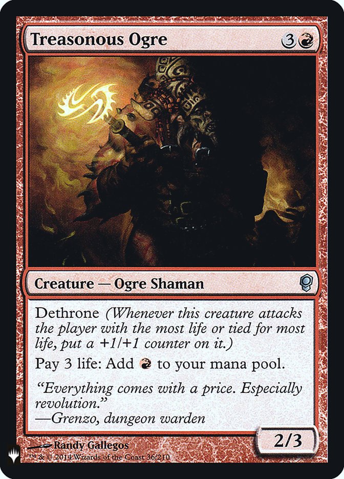 Treasonous Ogre [Mystery Booster] | Odin's Place