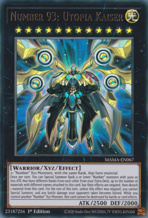 Number 93: Utopia Kaiser [MAMA-EN067] Ultra Rare | Odin's Place