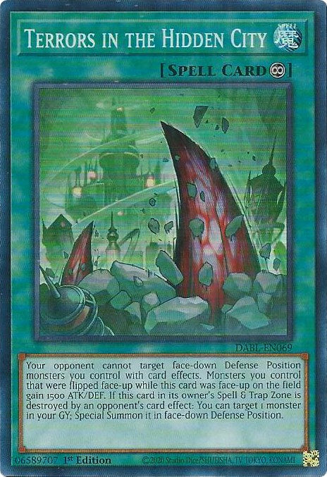 Terrors in the Hidden City [DABL-EN069] Super Rare | Odin's Place