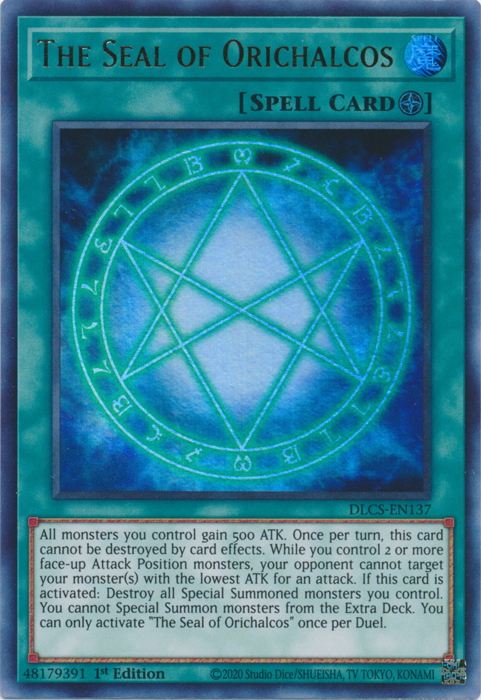 The Seal of Orichalcos [DLCS-EN137] Ultra Rare | Odin's Place