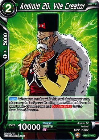 Android 20, Vile Creator (BT5-070) [Miraculous Revival] | Odin's Place