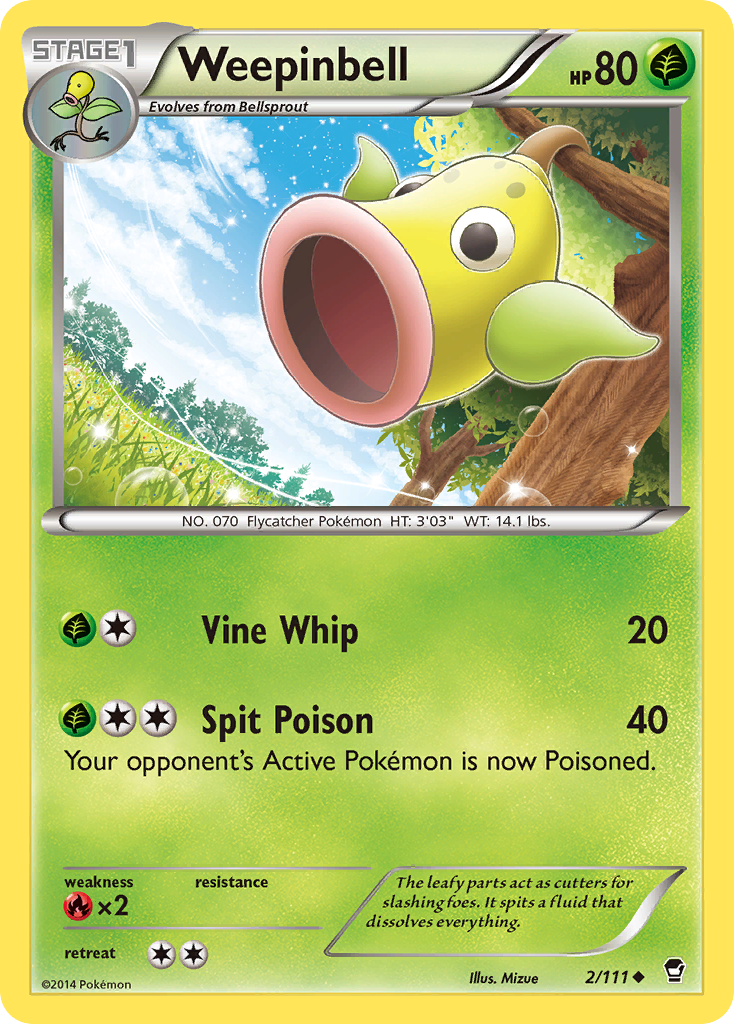 Weepinbell (2/111) [XY: Furious Fists] | Odin's Place