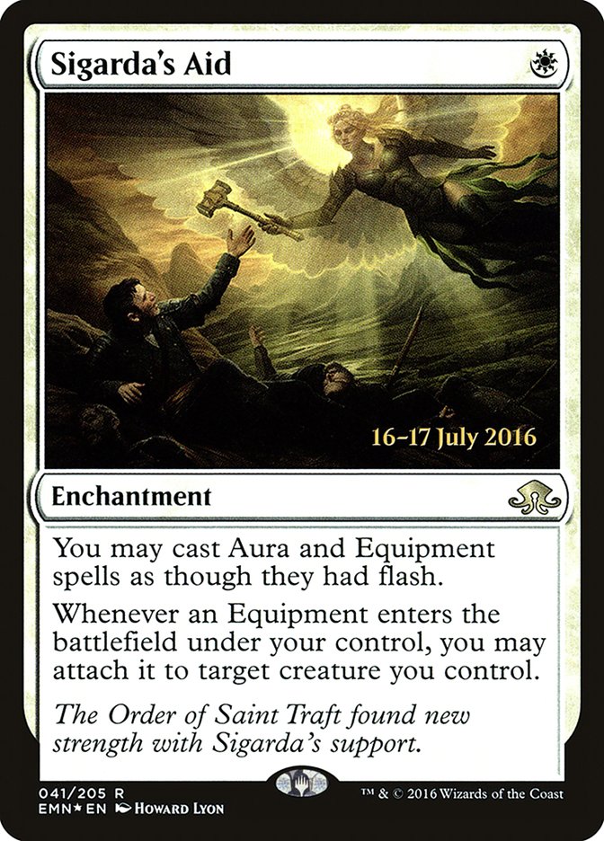 Sigarda's Aid (41) [Eldritch Moon Prerelease Promos] | Odin's Place
