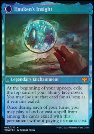 Jacob Hauken, Inspector // Hauken's Insight [Innistrad: Crimson Vow Prerelease Promos] | Odin's Place