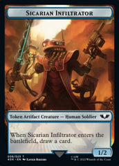 Soldier (003) // Sicarian Infiltrator Double-Sided Token [Warhammer 40,000 Tokens] | Odin's Place