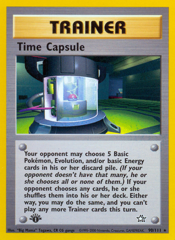 Time Capsule (90/111) [Neo Genesis 1st Edition] | Odin's Place