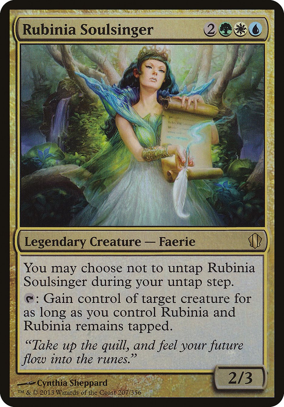 Rubinia Soulsinger (207) (Oversized) [Commander 2013 Oversized] | Odin's Place