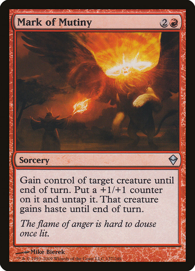 Mark of Mutiny (137) [Zendikar] | Odin's Place