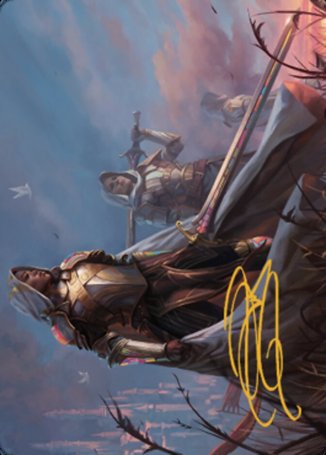Danitha, Benalia's Hope Art Card (Gold-Stamped Signature) [Dominaria United Art Series] | Odin's Place