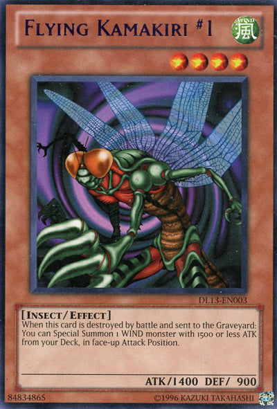 Flying Kamakiri 1 (Purple) [DL13-EN003] Rare | Odin's Place
