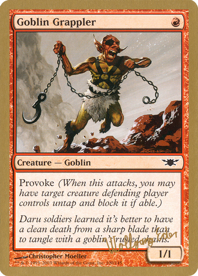 Goblin Grappler (Wolfgang Eder) [World Championship Decks 2003] | Odin's Place