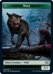 Wolf // Golem Double-Sided Token [Double Masters Tokens] | Odin's Place