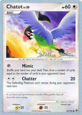 Chatot (55/100) (Luxdrill - Stephen Silvestro) [World Championships 2009] | Odin's Place