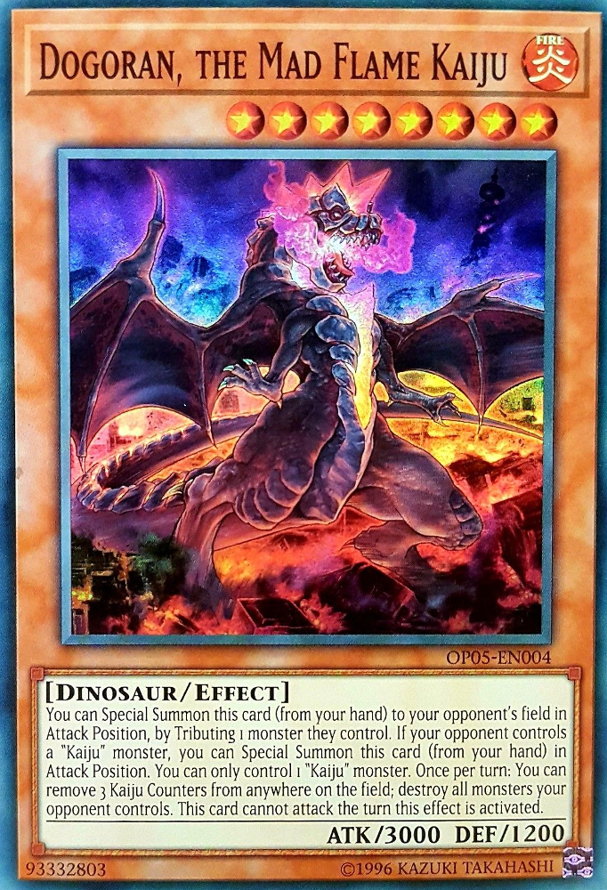 Dogoran, the Mad Flame Kaiju [OP05-EN004] Super Rare | Odin's Place