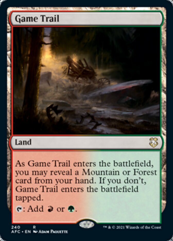 Game Trail [Dungeons & Dragons: Adventures in the Forgotten Realms Commander] | Odin's Place