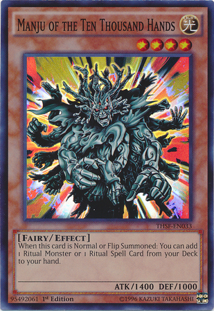Manju of the Ten Thousand Hands [THSF-EN033] Super Rare | Odin's Place