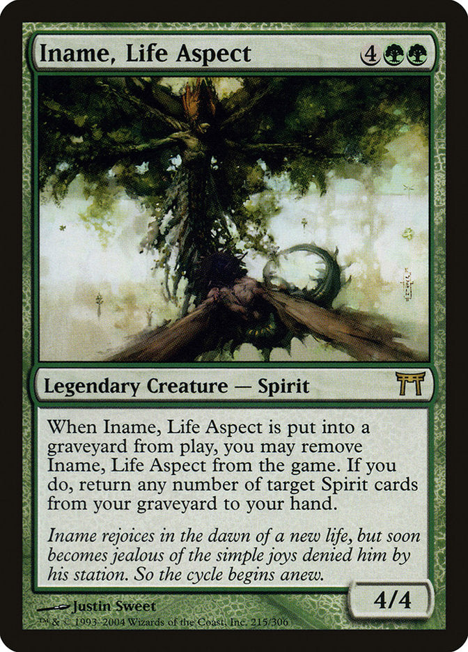Iname, Life Aspect (215) [Champions of Kamigawa] | Odin's Place