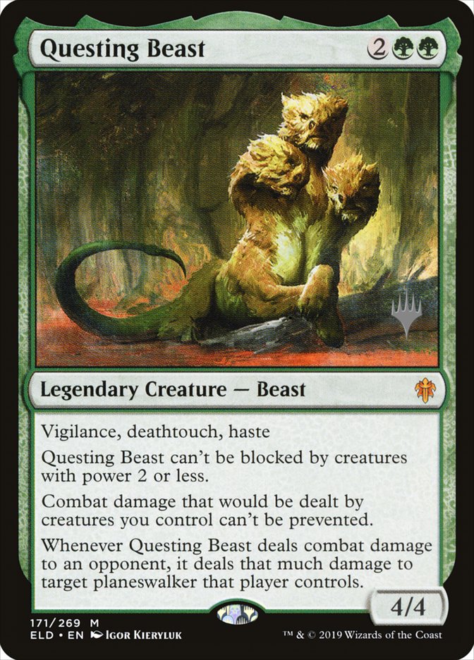 Questing Beast (Promo Pack) [Throne of Eldraine Promos] | Odin's Place