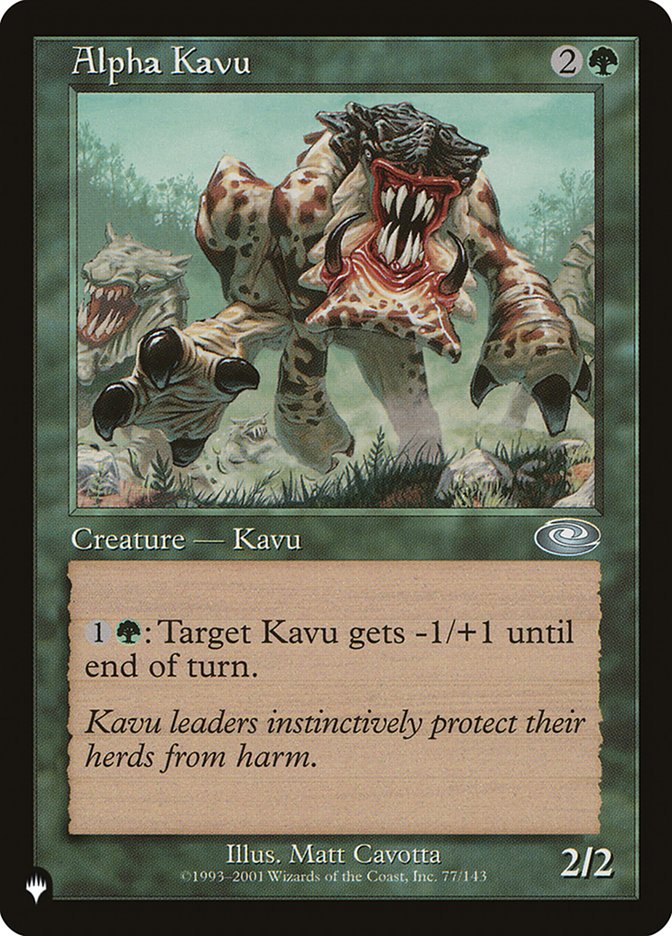Alpha Kavu [The List] | Odin's Place
