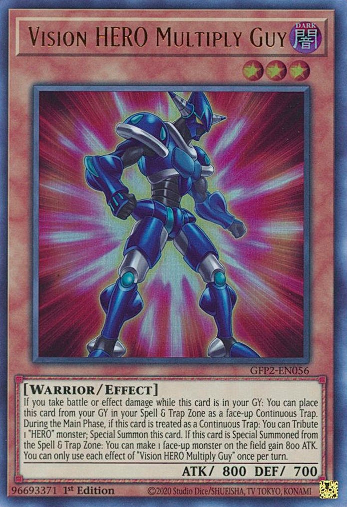 Vision HERO Multiply Guy [GFP2-EN056] Ultra Rare | Odin's Place