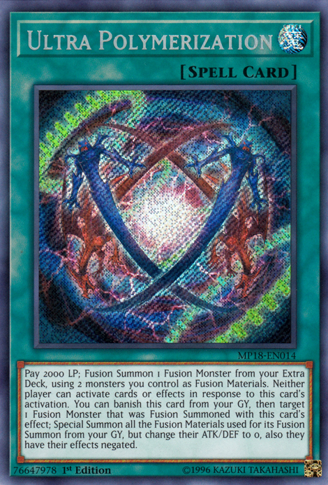 Ultra Polymerization [MP18-EN014] Secret Rare | Odin's Place