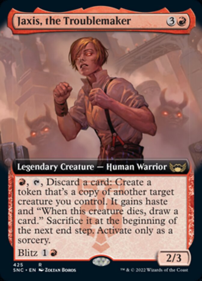 Jaxis, the Troublemaker (Extended Art) [Streets of New Capenna] | Odin's Place