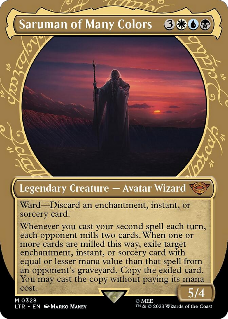 Saruman of Many Colors (Showcase Ring Frame) [The Lord of the Rings: Tales of Middle-Earth] | Odin's Place