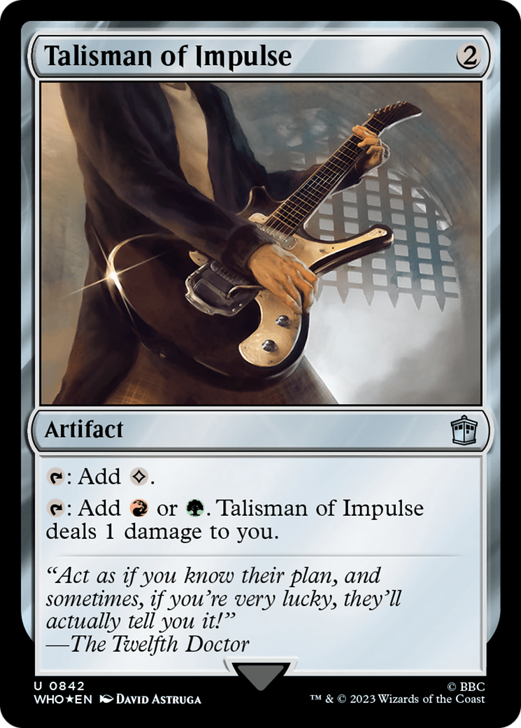 Talisman of Impulse (Surge Foil) [Doctor Who] | Odin's Place