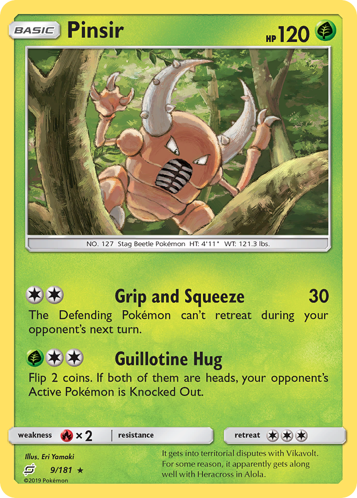 Pinsir (9/181) [Sun & Moon: Team Up] | Odin's Place
