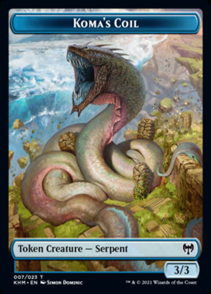 Koma's Coil Token [Kaldheim Tokens] | Odin's Place