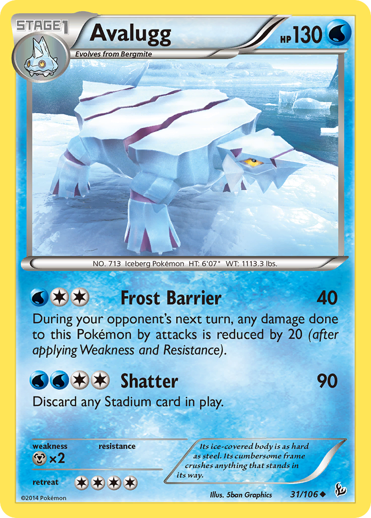 Avalugg (31/106) [XY: Flashfire] | Odin's Place