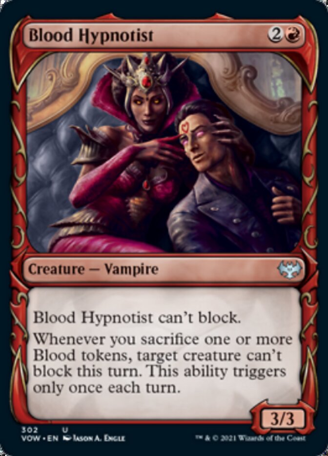 Blood Hypnotist (Showcase Fang Frame) [Innistrad: Crimson Vow] | Odin's Place