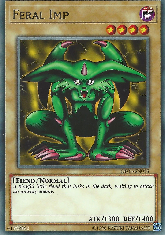 Feral Imp [OP05-EN015] Short Print | Odin's Place