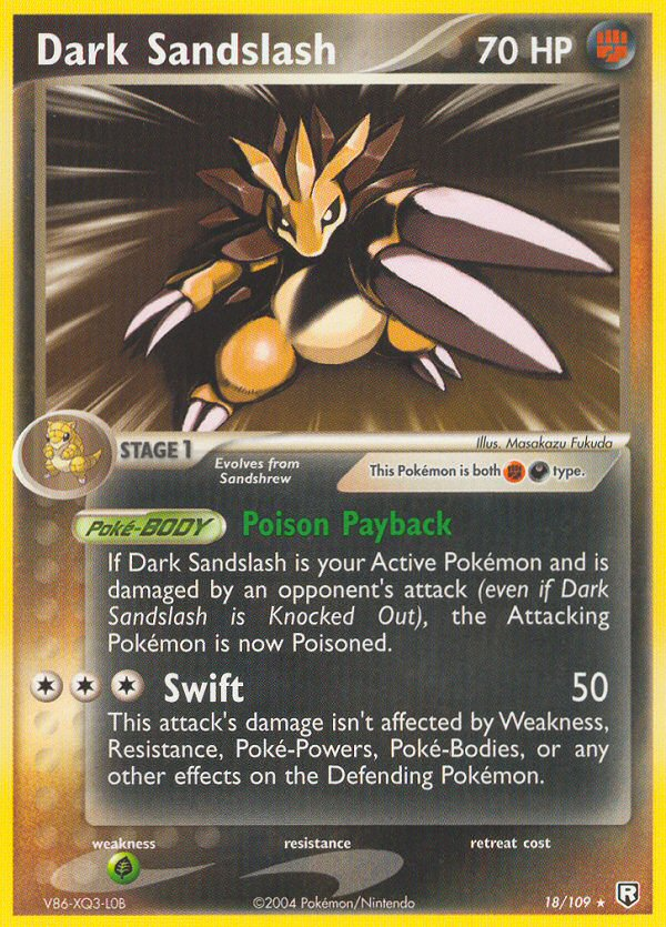 Dark Sandslash (18/109) [EX: Team Rocket Returns] | Odin's Place