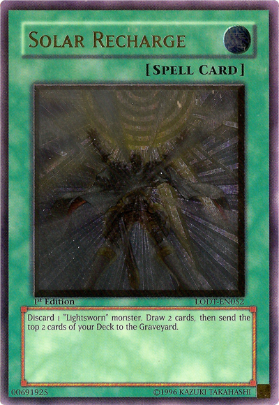 Solar Recharge [LODT-EN052] Ultimate Rare | Odin's Place