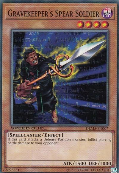 Gravekeeper's Spear Soldier [DEM5-EN007] Common | Odin's Place