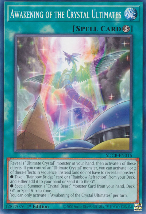 Awakening of the Crystal Ultimates [SDCB-EN016] Common | Odin's Place