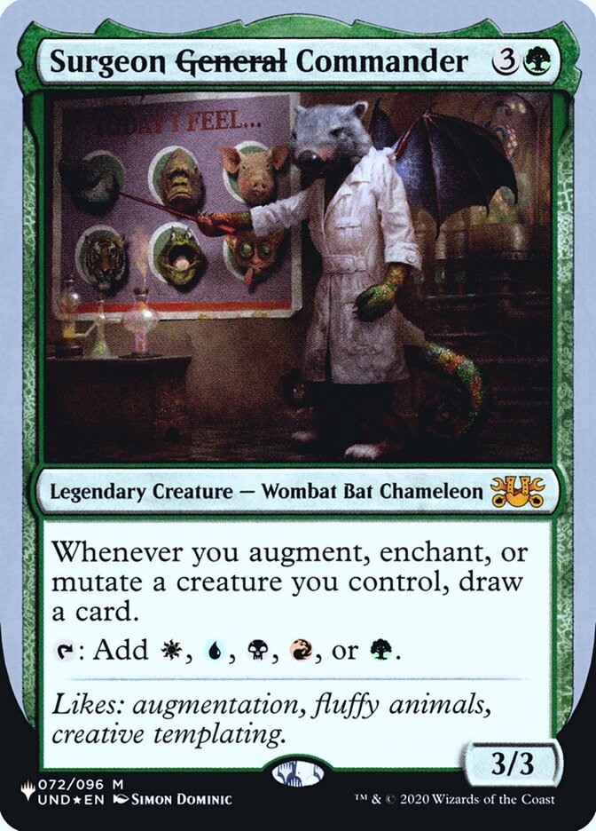 Surgeon General Commander (Unfinity Foil Edition) [The List] | Odin's Place