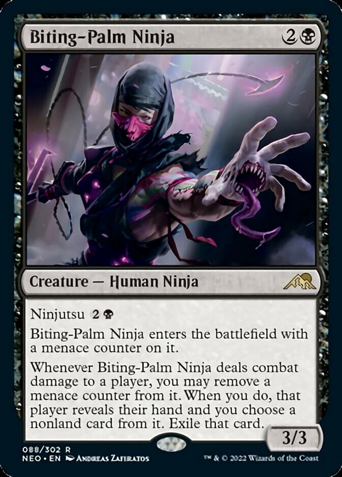 Biting-Palm Ninja [Kamigawa: Neon Dynasty] | Odin's Place