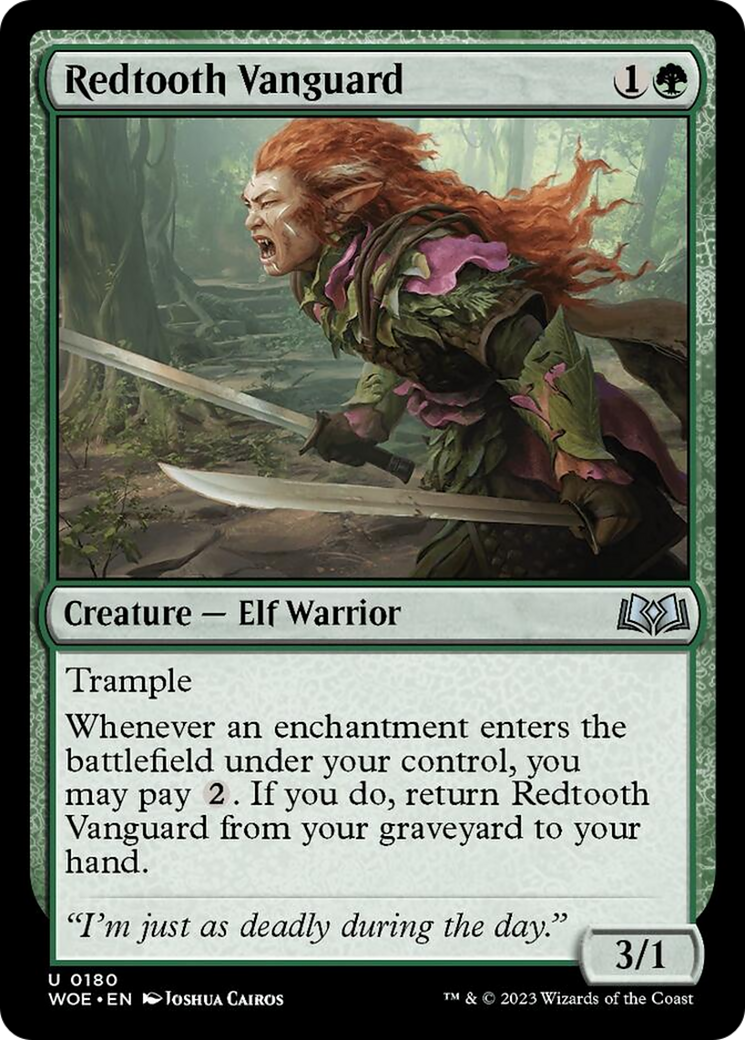Redtooth Vanguard [Wilds of Eldraine] | Odin's Place