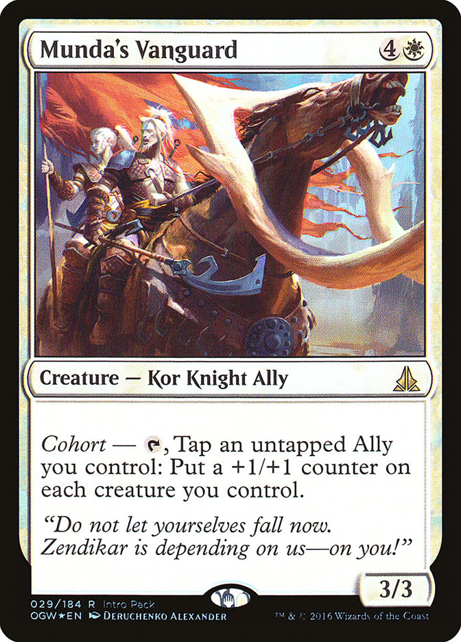 Munda's Vanguard (29) (Intro Pack) [Oath of the Gatewatch Promos] | Odin's Place