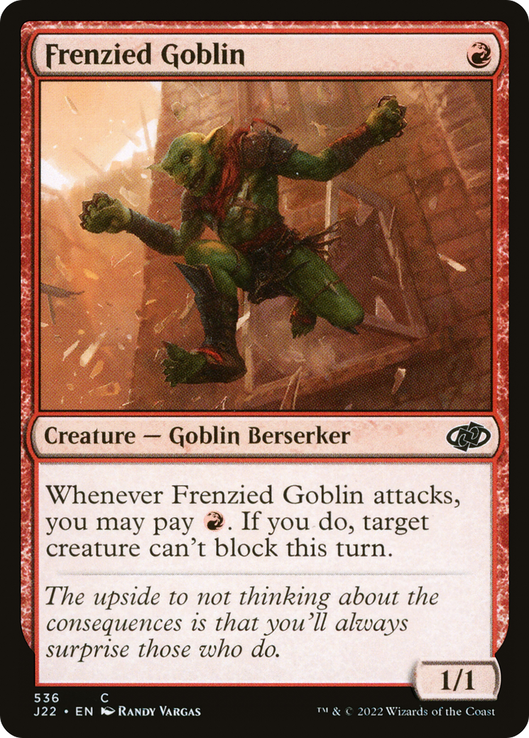Frenzied Goblin [Jumpstart 2022] | Odin's Place