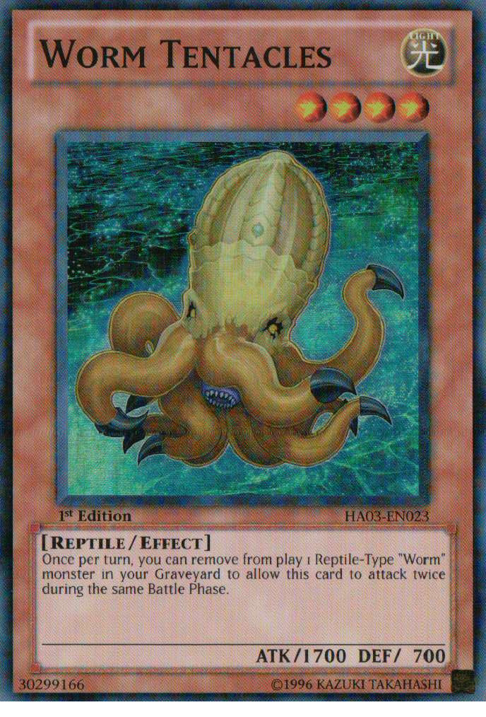 Worm Tentacles [HA03-EN023] Super Rare | Odin's Place