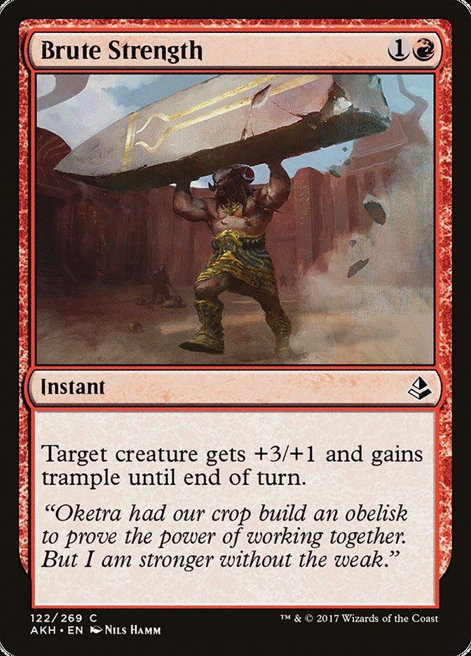 Brute Strength (122) [Amonkhet] | Odin's Place