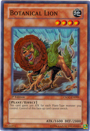 Botanical Lion [CSOC-EN099] Super Rare | Odin's Place